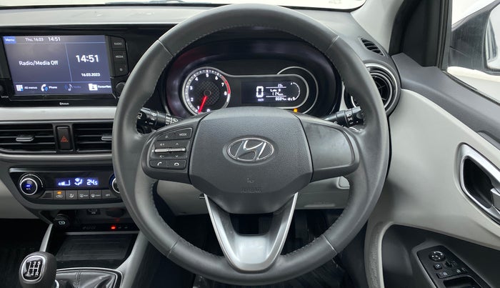 2020 Hyundai GRAND I10 NIOS ASTA 1.2 KAPPA VTVT, Petrol, Manual, 8,683 km, Steering Wheel Close Up