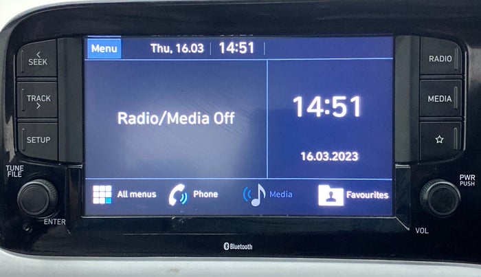 2020 Hyundai GRAND I10 NIOS ASTA 1.2 KAPPA VTVT, Petrol, Manual, 8,683 km, Infotainment System