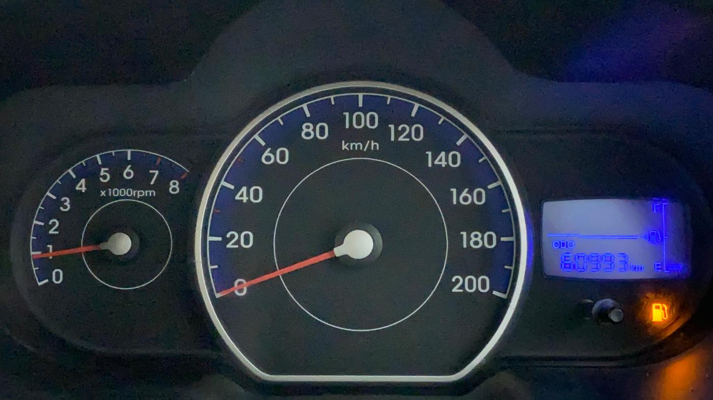 2012 Hyundai i10 MAGNA 1.2, Petrol, Manual, 60,993 km, Odometer Image