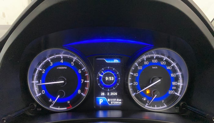 2021 Toyota Glanza G CVT, Petrol, Automatic, 37,284 km, Odometer Image