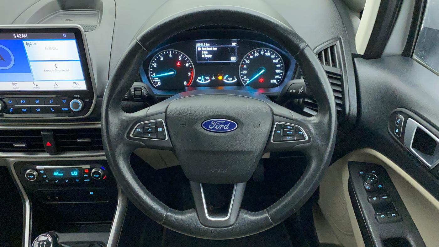 2020 Ford Ecosport TITANIUM + 1.5L PETROL, Petrol, Manual, 22,046 km, Steering Wheel Close Up