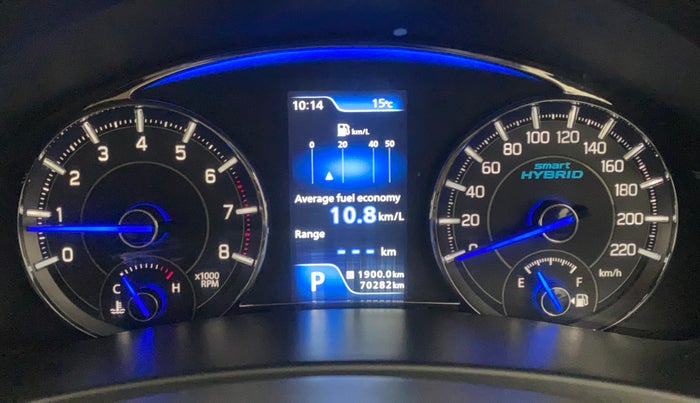 2019 Maruti Ciaz ALPHA  AT 1.5 SHVS PETROL, Petrol, Automatic, 70,245 km, Odometer Image