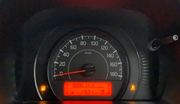 2019 Maruti New Wagon-R LXI CNG (O) 1.0, CNG, Manual, 17,531 km, Odometer Image