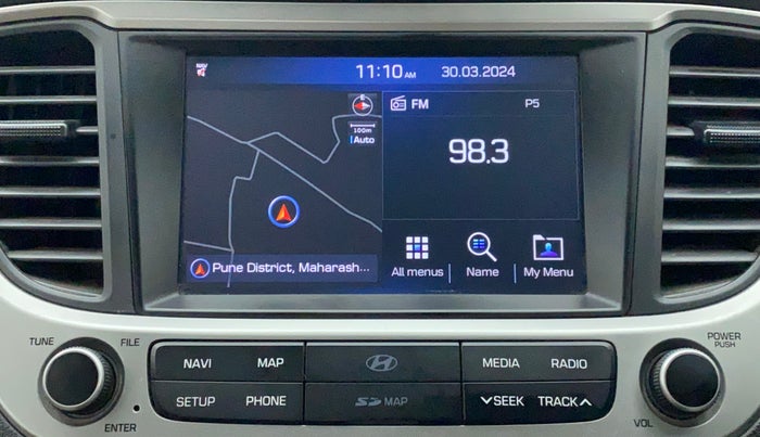 2018 Hyundai Verna 1.6 VTVT SX (O) AT, Petrol, Automatic, 1,13,578 km, Infotainment System