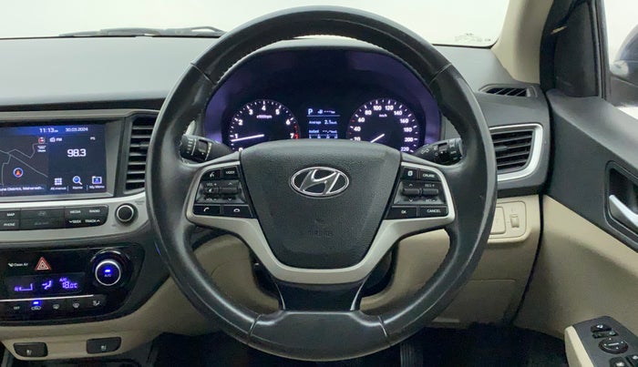 2018 Hyundai Verna 1.6 VTVT SX (O) AT, Petrol, Automatic, 1,13,578 km, Steering Wheel Close Up