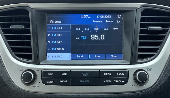 2019 Hyundai Verna 1.6 VTVT SX, Petrol, Manual, 29,095 km, Infotainment System