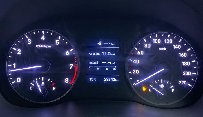 2019 Hyundai Verna 1.6 VTVT SX, Petrol, Manual, 29,095 km, Odometer Image