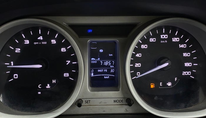 2017 Tata Tiago XZ PETROL, Petrol, Manual, 71,849 km, Odometer Image