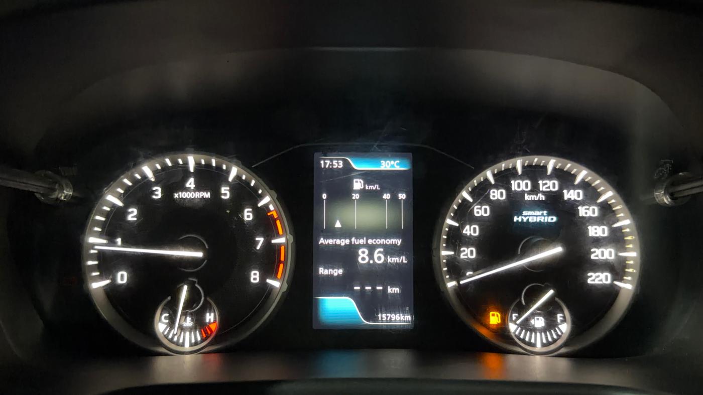 2022 Maruti BREZZA ZXI + SMART HYBRID DUAL TONE, Petrol, Manual, 15,752 km, Odometer Image