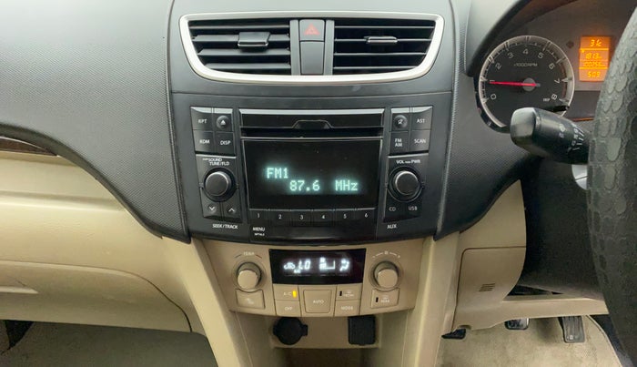 2014 Maruti Swift Dzire ZXI, CNG, Manual, 1,00,255 km, Air Conditioner