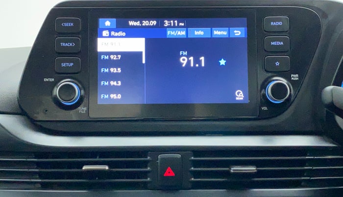2022 Hyundai NEW I20 SPORTZ 1.2 MT, Petrol, Manual, 12,181 km, Infotainment System