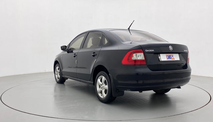 2015 Skoda Rapid AMBITION 1.5 TDI AT, Diesel, Automatic, 1,13,246 km, Left Back Diagonal