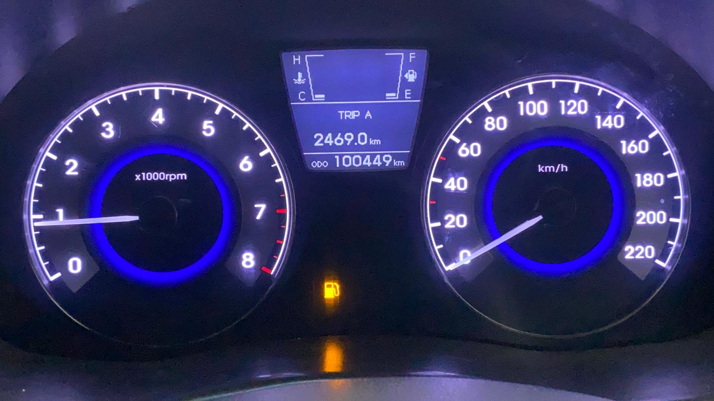 2012 Hyundai Verna FLUIDIC 1.6 VTVT SX, CNG, Manual, 1,01,070 km, Odometer Image