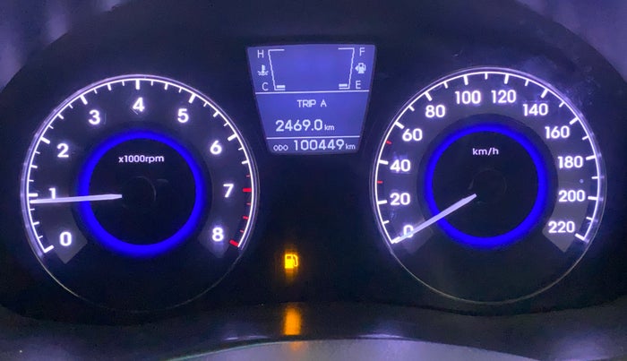 2012 Hyundai Verna FLUIDIC 1.6 VTVT SX, CNG, Manual, 1,01,070 km, Odometer Image