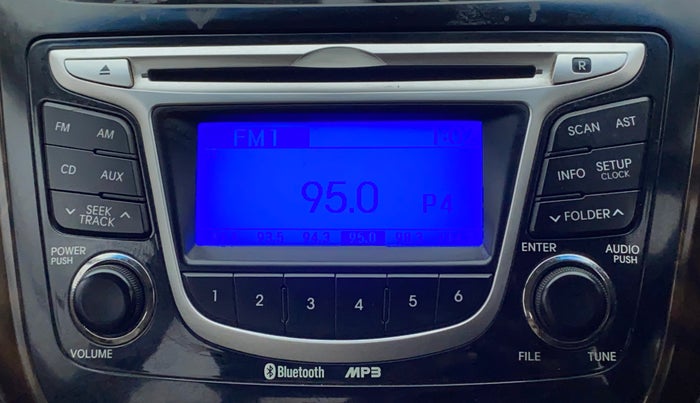 2012 Hyundai Verna FLUIDIC 1.6 VTVT SX, CNG, Manual, 1,01,070 km, Infotainment System