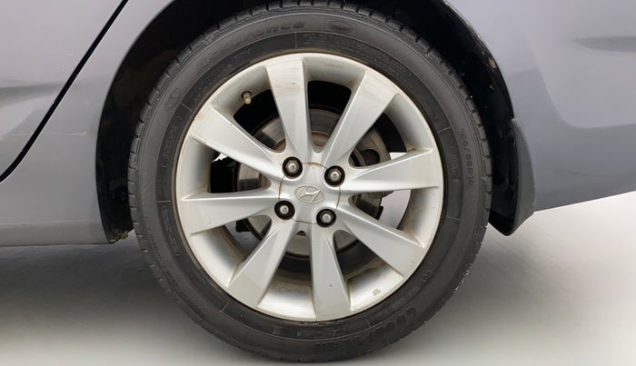 2012 Hyundai Verna FLUIDIC 1.6 VTVT SX, CNG, Manual, 1,01,070 km, Left Rear Wheel