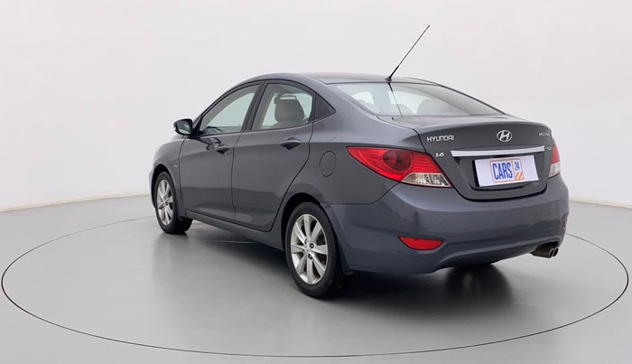 2012 Hyundai Verna FLUIDIC 1.6 VTVT SX, CNG, Manual, 1,01,070 km, Left Back Diagonal