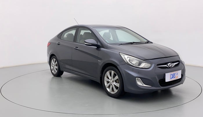 2012 Hyundai Verna FLUIDIC 1.6 VTVT SX, CNG, Manual, 1,01,070 km, Right Front Diagonal