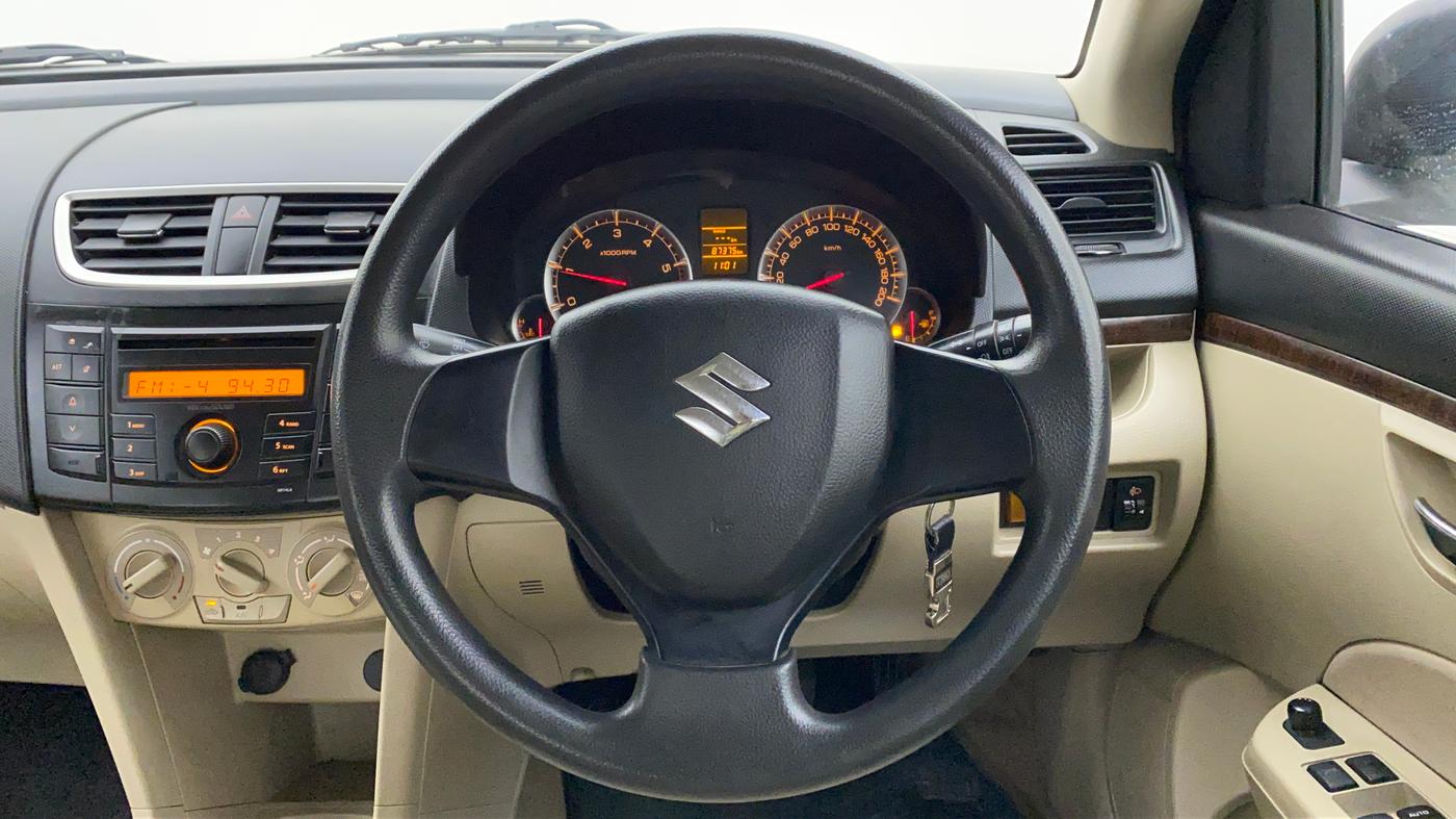 2014 Maruti Swift Dzire VDI BS IV, Diesel, Manual, 87,595 km, Steering Wheel Close Up