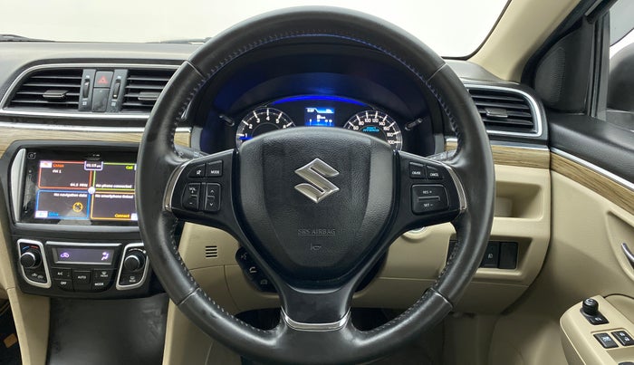2018 Maruti Ciaz ALPHA 1.5 MT VTVT SHVS, Petrol, Manual, 30,895 km, Steering Wheel Close Up