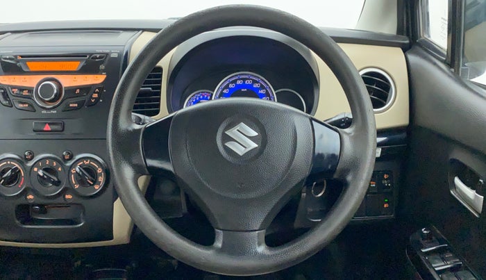 2017 Maruti Wagon R 1.0 VXI, Petrol, Manual, 75,643 km, Steering Wheel Close Up