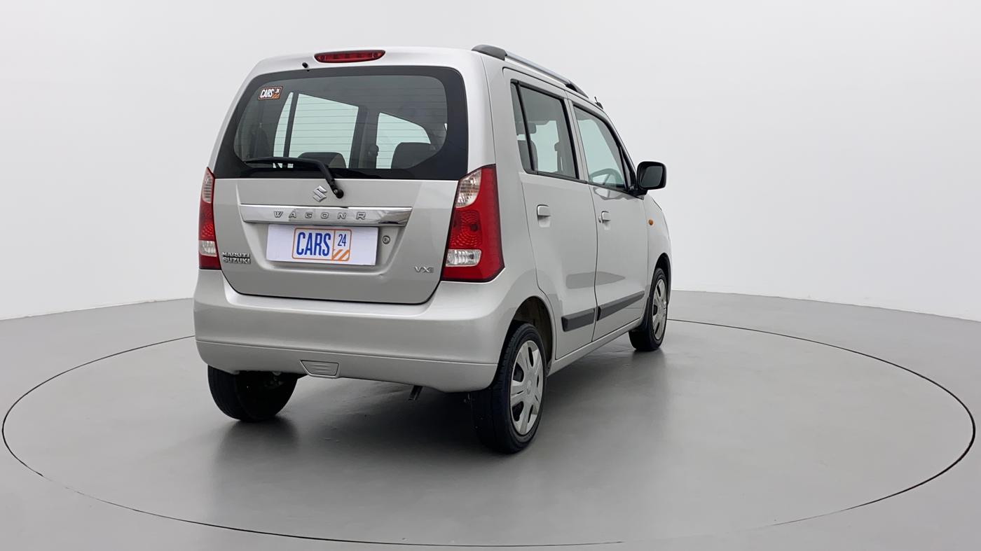 2017 Maruti Wagon R 1.0 VXI, Petrol, Manual, 75,643 km, Right Back Diagonal