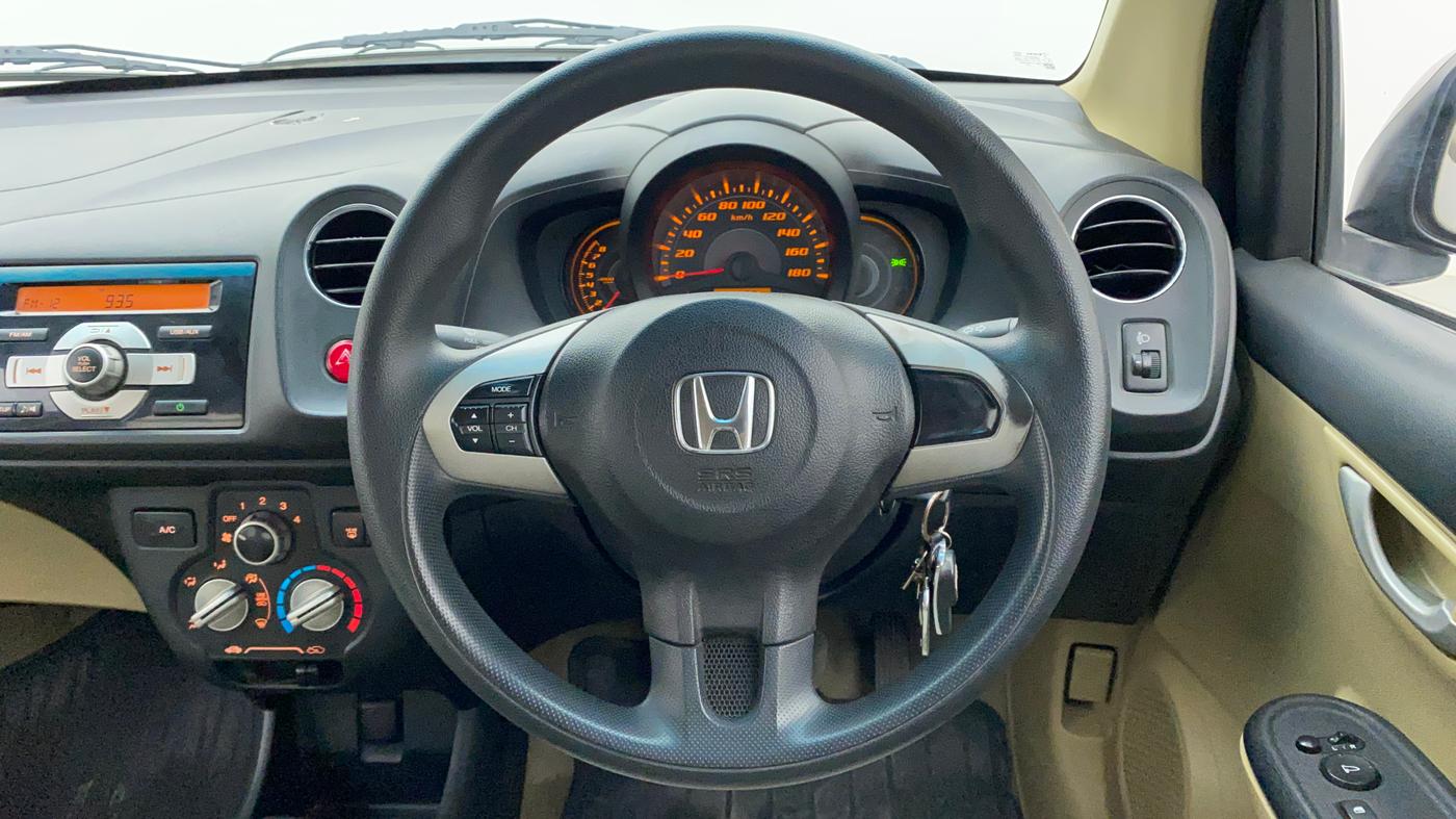2014 Honda Amaze 1.2L I-VTEC VX, Petrol, Manual, 50,557 km, Steering Wheel Close Up