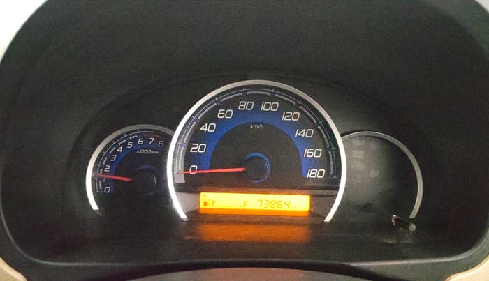 2017 Maruti Wagon R 1.0 VXI, Petrol, Manual, 73,851 km, Odometer Image