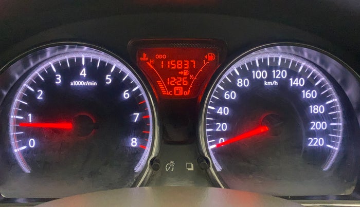 2013 Nissan Sunny XV PETROL, Petrol, Manual, 1,15,796 km, Odometer Image