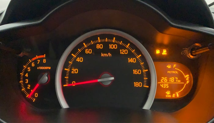 2015 Maruti Celerio VXI CNG, CNG, Manual, 26,187 km, Odometer Image
