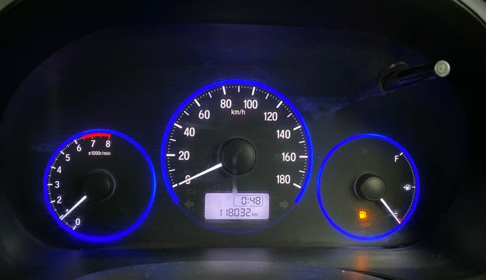 2016 Honda Amaze 1.2L I-VTEC S, Petrol, Manual, 1,18,022 km, Odometer Image