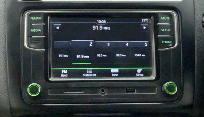 2017 Skoda Rapid AMBITION 1.5 TDI, Diesel, Manual, 1,23,684 km, Infotainment System