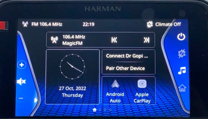 2021 Tata NEXON XZA+ SUNROOF 1.5 RTQ, Diesel, Automatic, 26,186 km, Infotainment System