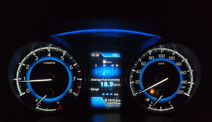 2021 Maruti Baleno ALPHA PETROL 1.2, Petrol, Manual, 1,24,770 km, Odometer Image