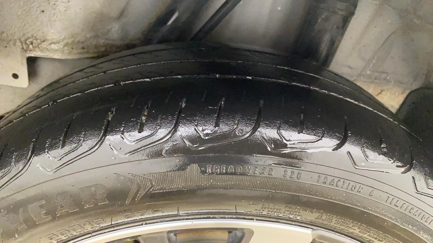 2021 Honda City 1.5L I-VTEC ZX CVT, Petrol, Automatic, 1,07,733 km, Left Rear Tyre Tread