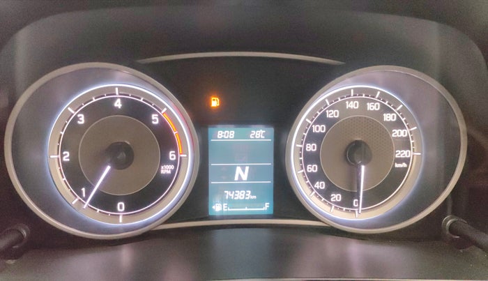 2019 Maruti Dzire ZDI AMT, Diesel, Automatic, 74,379 km, Odometer Image
