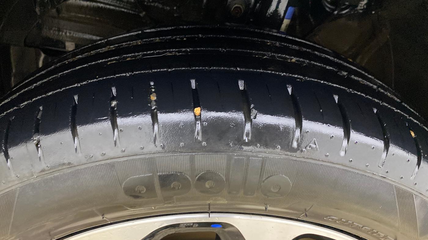 2024 Maruti Baleno ALPHA 1.2 AGS, Petrol, Automatic, 50,920 km, Left Front Tyre Tread