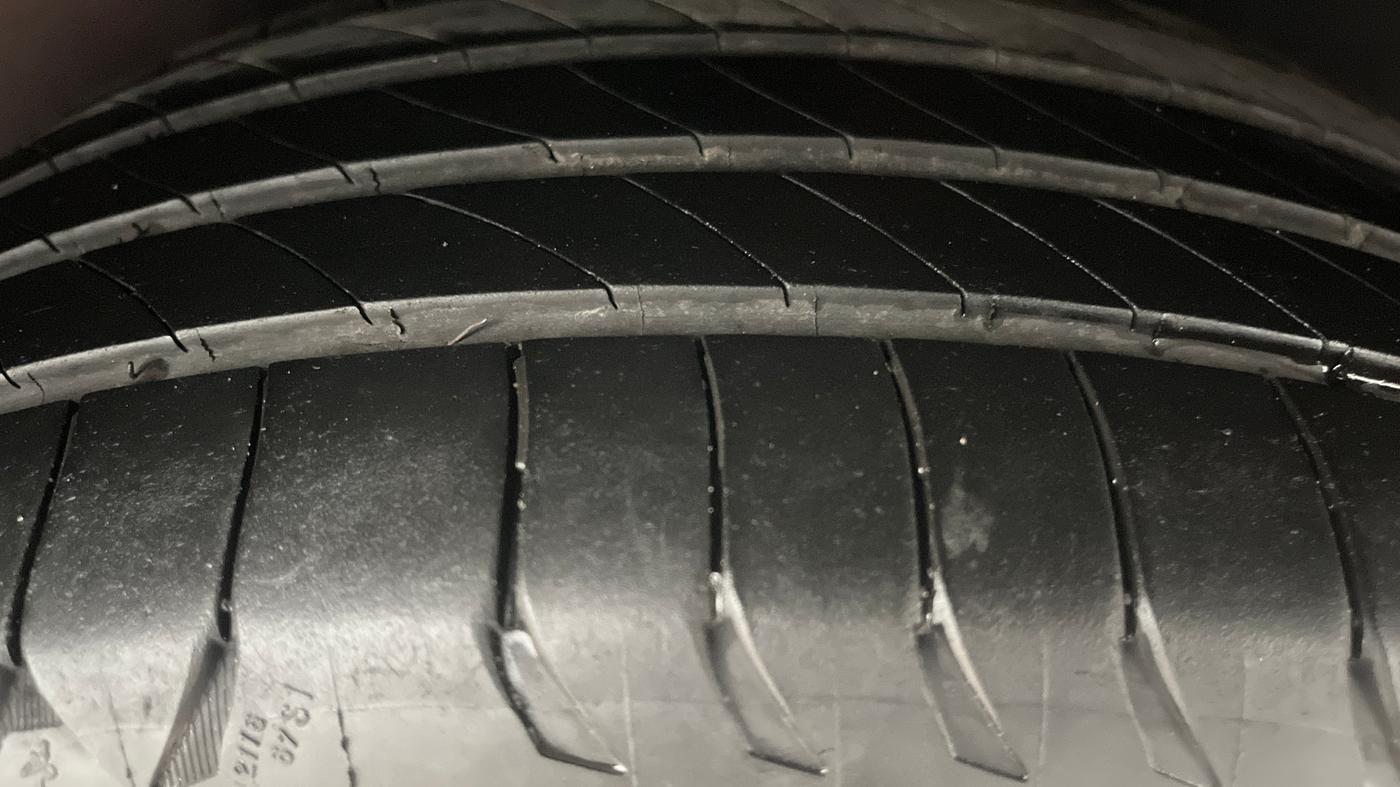 2019 Volkswagen Polo GT TSI AT, Petrol, Automatic, 1,44,580 km, Left Rear Tyre Tread