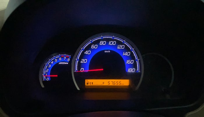 2017 Maruti Wagon R 1.0 VXI, Petrol, Manual, 57,641 km, Odometer Image