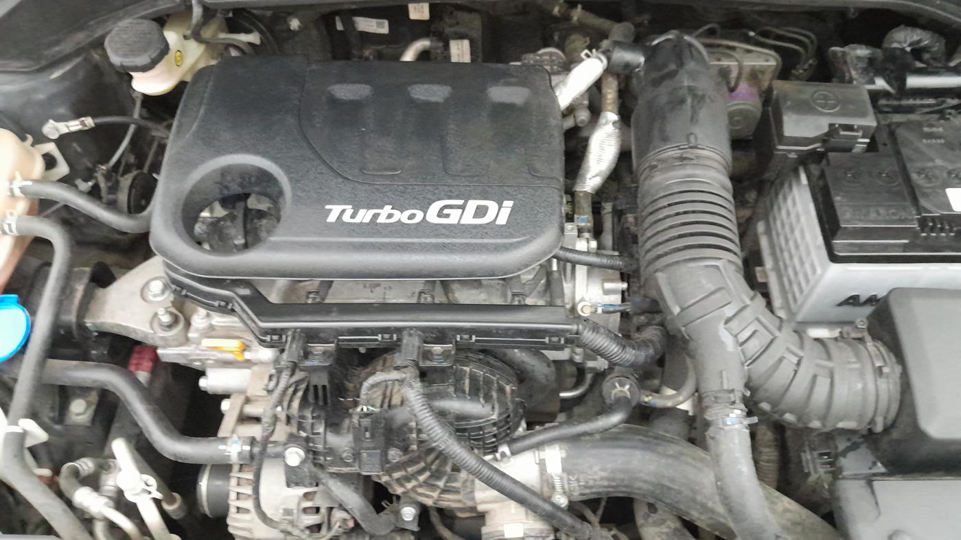 2022 Hyundai NEW I20 ASTA (O) 1.0 TURBO GDI DCT, Petrol, Automatic, 33,201 km, Engine View