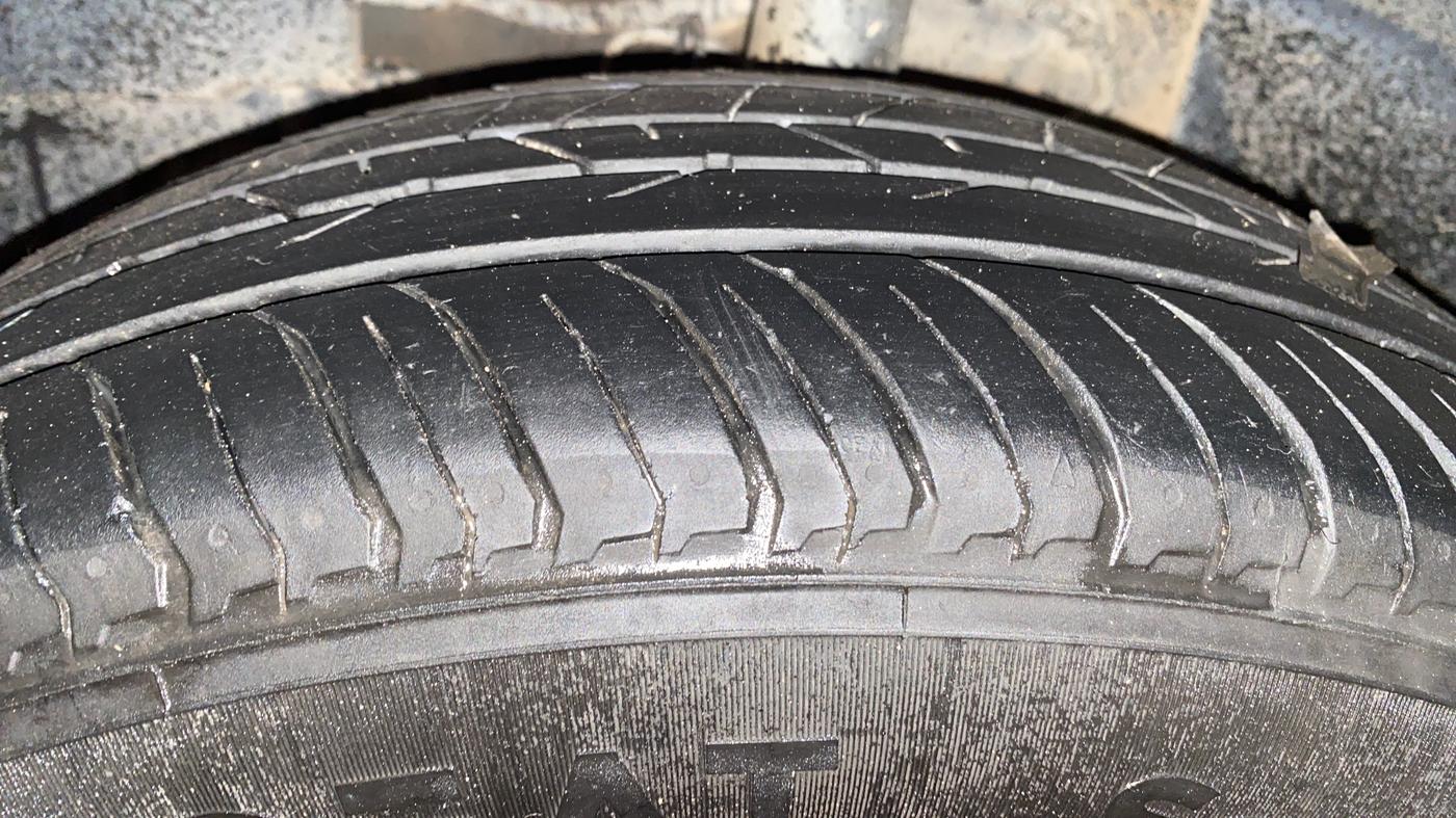 2022 Tata NEXON XM DIESEL, Diesel, Manual, 92,367 km, Left Front Tyre Tread