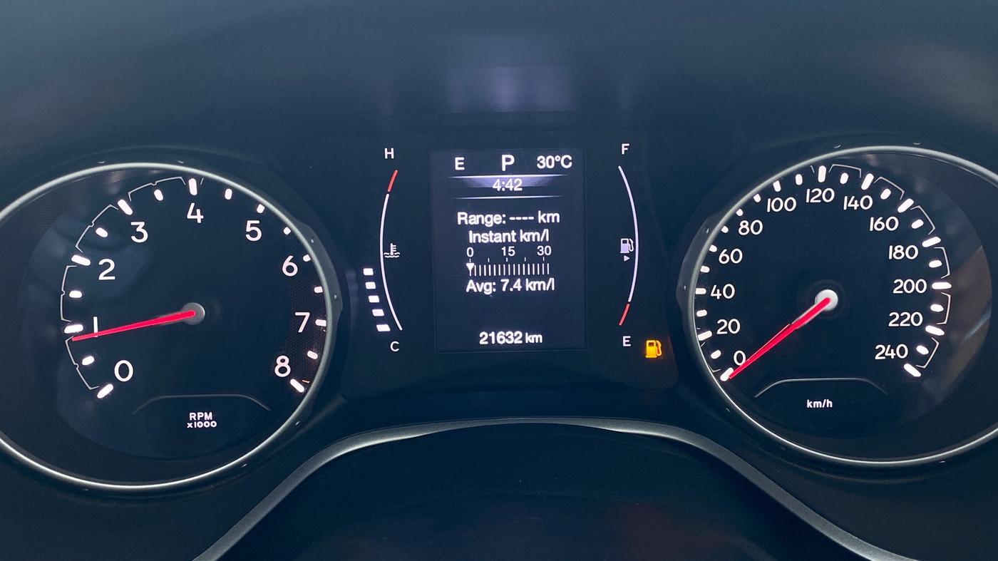 2019 Jeep Compass LONGITUDE (O) 1.4 PETROL AT, Petrol, Automatic, 21,631 km, Odometer Image