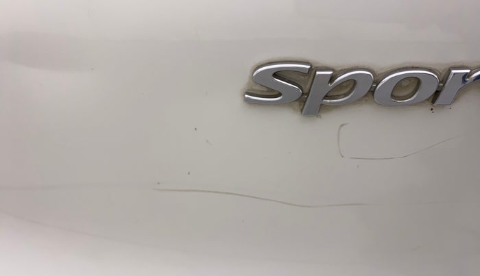 2015 Hyundai Grand i10 SPORTZ 1.2 KAPPA VTVT, Petrol, Manual, 77,187 km, Dicky (Boot door) - Minor scratches
