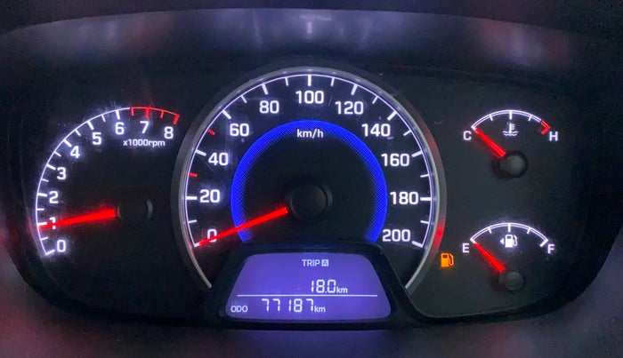 2015 Hyundai Grand i10 SPORTZ 1.2 KAPPA VTVT, Petrol, Manual, 77,187 km, Odometer Image