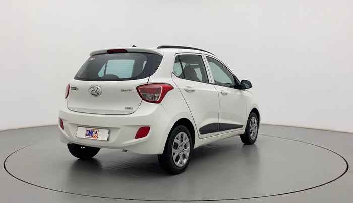 2015 Hyundai Grand i10 SPORTZ 1.2 KAPPA VTVT, Petrol, Manual, 77,187 km, Right Back Diagonal