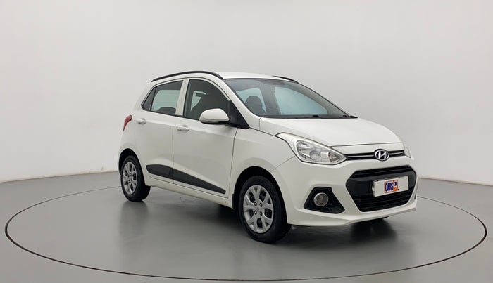 2015 Hyundai Grand i10 SPORTZ 1.2 KAPPA VTVT, Petrol, Manual, 77,187 km, Right Front Diagonal