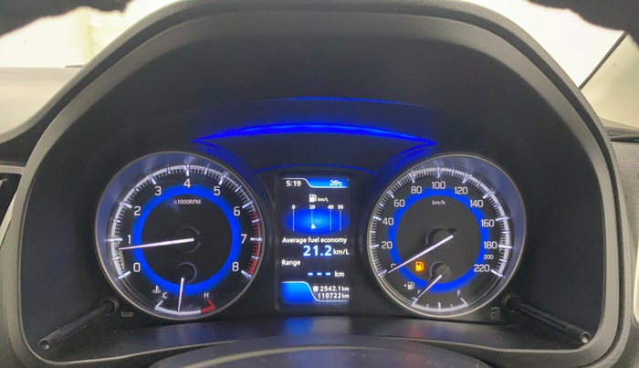 2019 Maruti Baleno ZETA PETROL 1.2, Petrol, Manual, 1,10,680 km, Odometer Image