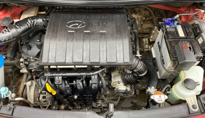 2019 Hyundai Grand i10 SPORTZ DUAL TONE 1.2 VTVT, Petrol, Manual, 12,654 km, Open Bonet