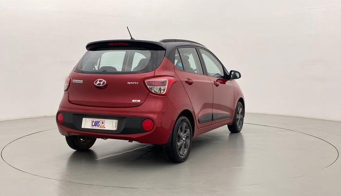 2019 Hyundai Grand i10 SPORTZ DUAL TONE 1.2 VTVT, Petrol, Manual, 12,654 km, Right Back Diagonal