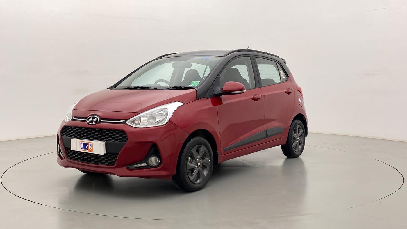 2019 Hyundai Grand i10 SPORTZ DUAL TONE 1.2 VTVT, Petrol, Manual, 12,654 km, Left Front Diagonal
